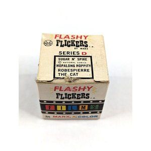 Vintage 1960s MARX Flashy Flickers Films Series D Sugar N Spice Hopalong Hoppity